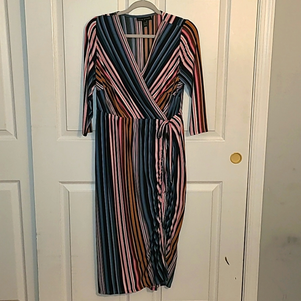 Lane Bryant faux wrap dress